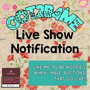 Live show notification sale starts at 6:00